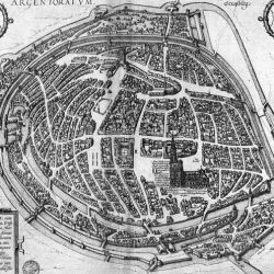 Plan de Strasbourg au XVIIe siècle.