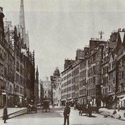 Edimbourg vers 1910 : le Lawnmarket