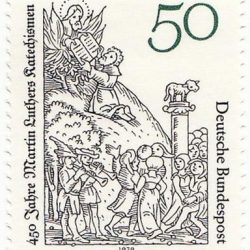 Luther 450<sup>e</sup> anniversaire du Catéchisme – Timbre