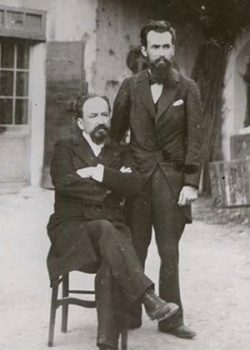 Pasteur Philadelphe Delord (à droite sur la photo)