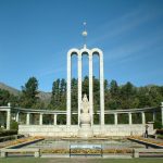 Monument dédié aux Huguenots français à Franschhoek (Afrique du Sud)