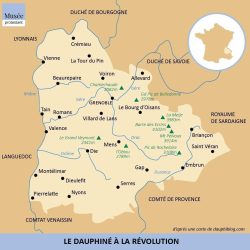 Carte – Le Dauphiné à la Révolution