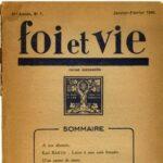 Foi et Vie, revue de culture protestante