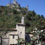 Pontaix, a small village on the waterfront in the Drôme