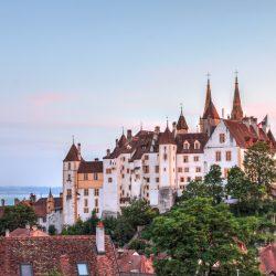Neuchâtel, vue sur le château