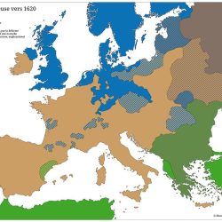 L’Europe religieuse vers 1620