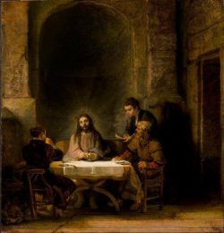 Rembrandt, Les Pèlerins d'Emmaüs