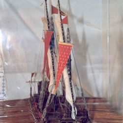 Maquette de la galère amirale « La Réale », époque de Louis XIV.