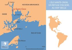 L'île Sainte-Croix, un refuge d'Acadie au XVIIe siècle
