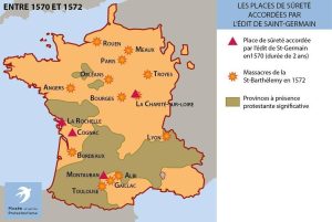 Les places de sûreté en 1570