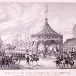 Réception de Charles X à Mulhouse en 1828