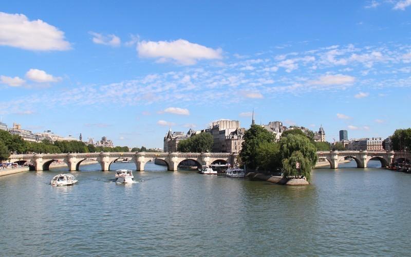 Panorama from the Pont des Arts