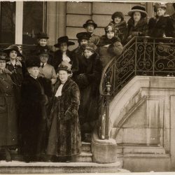 Délégation des femmes de l’Alliance internationale pour le suffrage des femmes, en 1919.