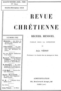 Revue chrétienne (1916)