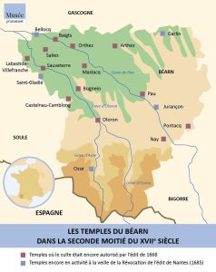 Les temples du Béarn dans le seconde moitié du XVIIe siècle