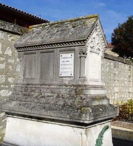 Tombeau de la cantatrice Hortense Schneider au cimetière protestant de Bordeaux (2015)