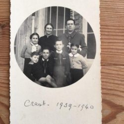 La famille Toureille à Crest en 1939-40