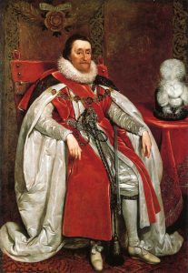 Portrait du roi James I d'Angleterre et VI d'Ecosse