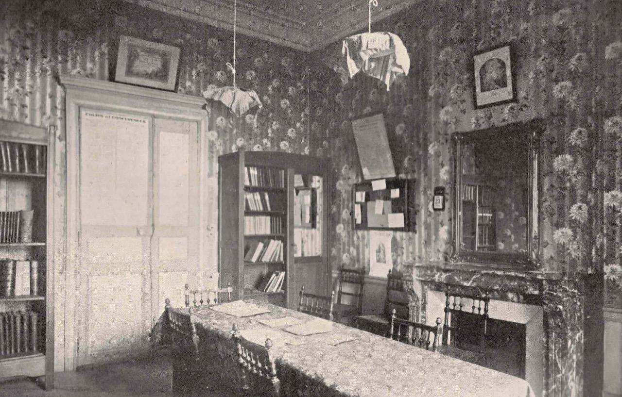 salle de lecture de la faculté de théologie de Montpellier en 1920
