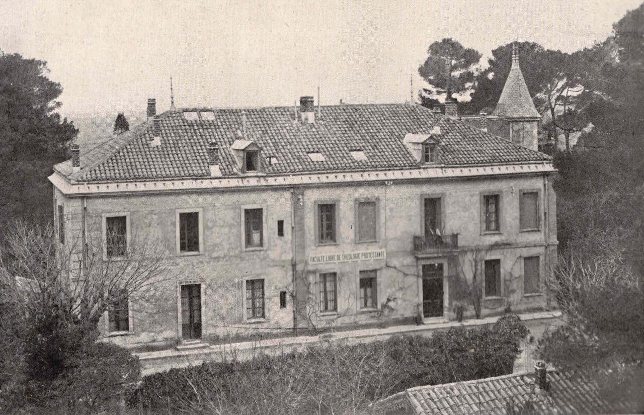 vue de la faculté de théologie de Montpellier en 1920