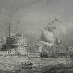 1854 : Morel-Fatio Le port de Brest