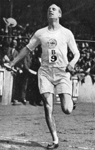 Eric Liddell lors des Jeux olympiques de 1924