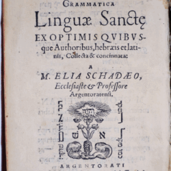 28. 16-319 (2) Schad, Grammaire de la langue sainte